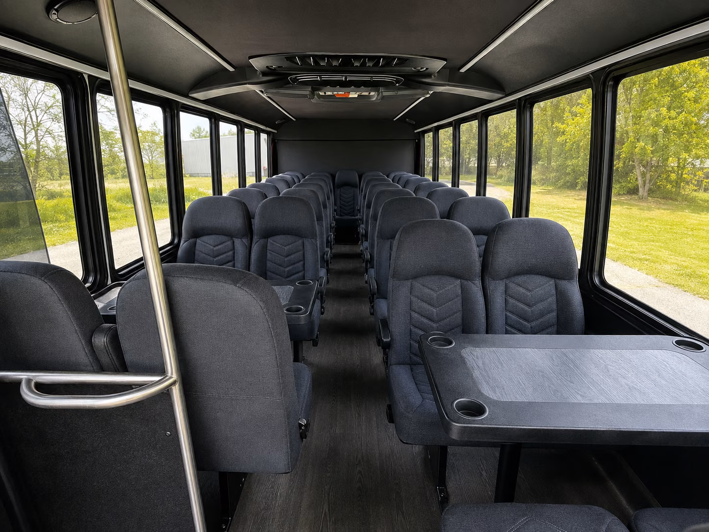 20 passenger minibus interior