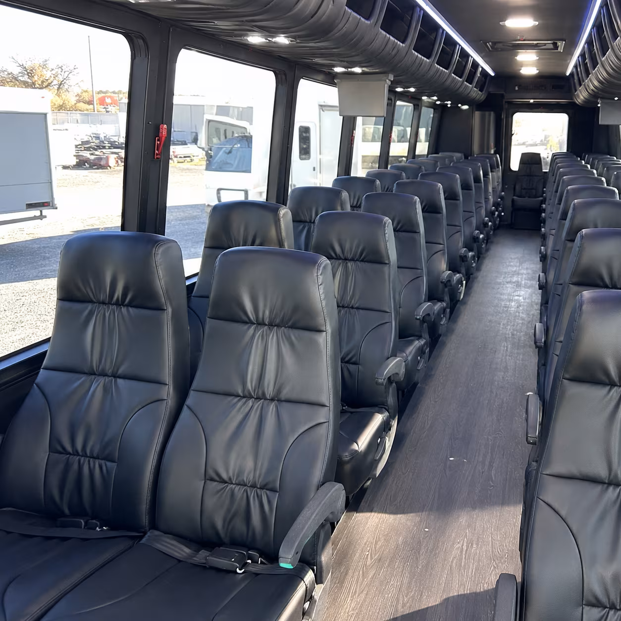 25 passenger minibus inside