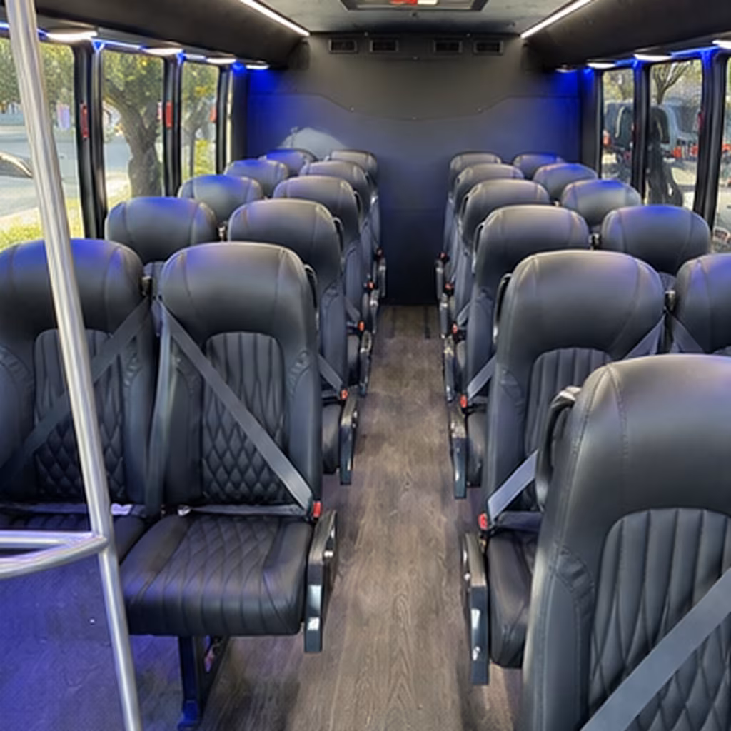 30 passenger minibus interior