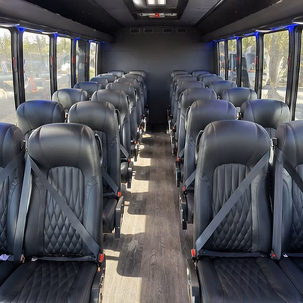 35 passenger minibus inside