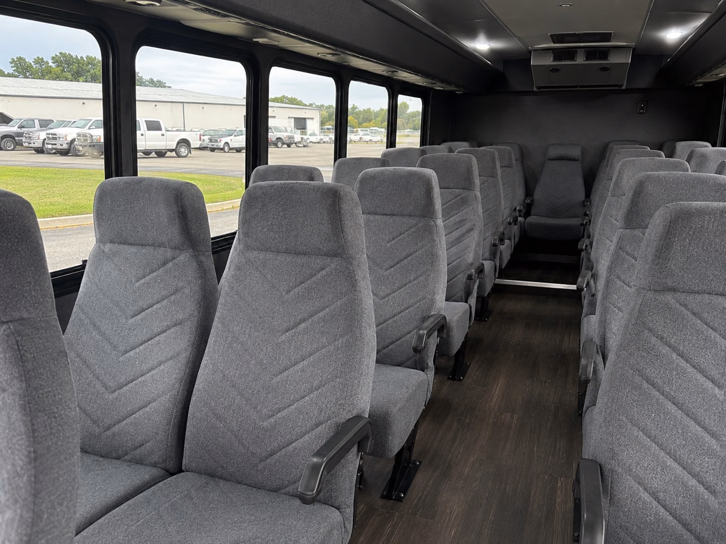 bellevue 15 passenger minibus inside