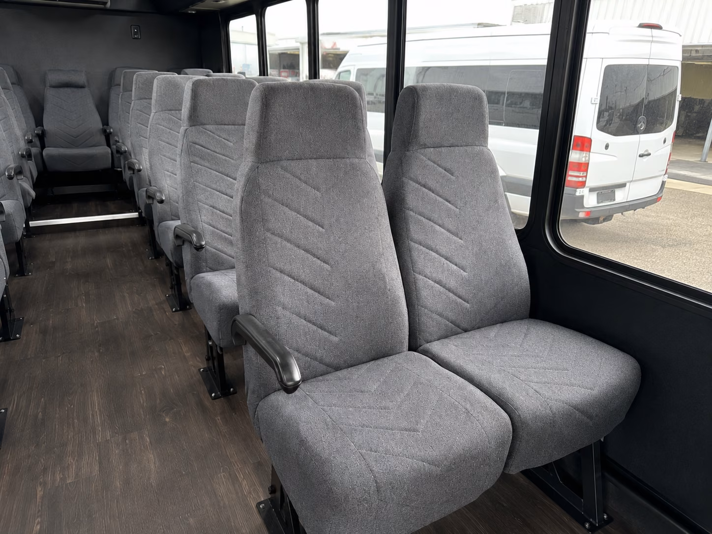 bellevue 15 passenger minibus interior