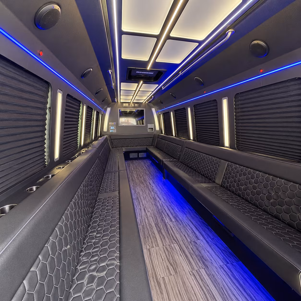 bellevue party bus inside