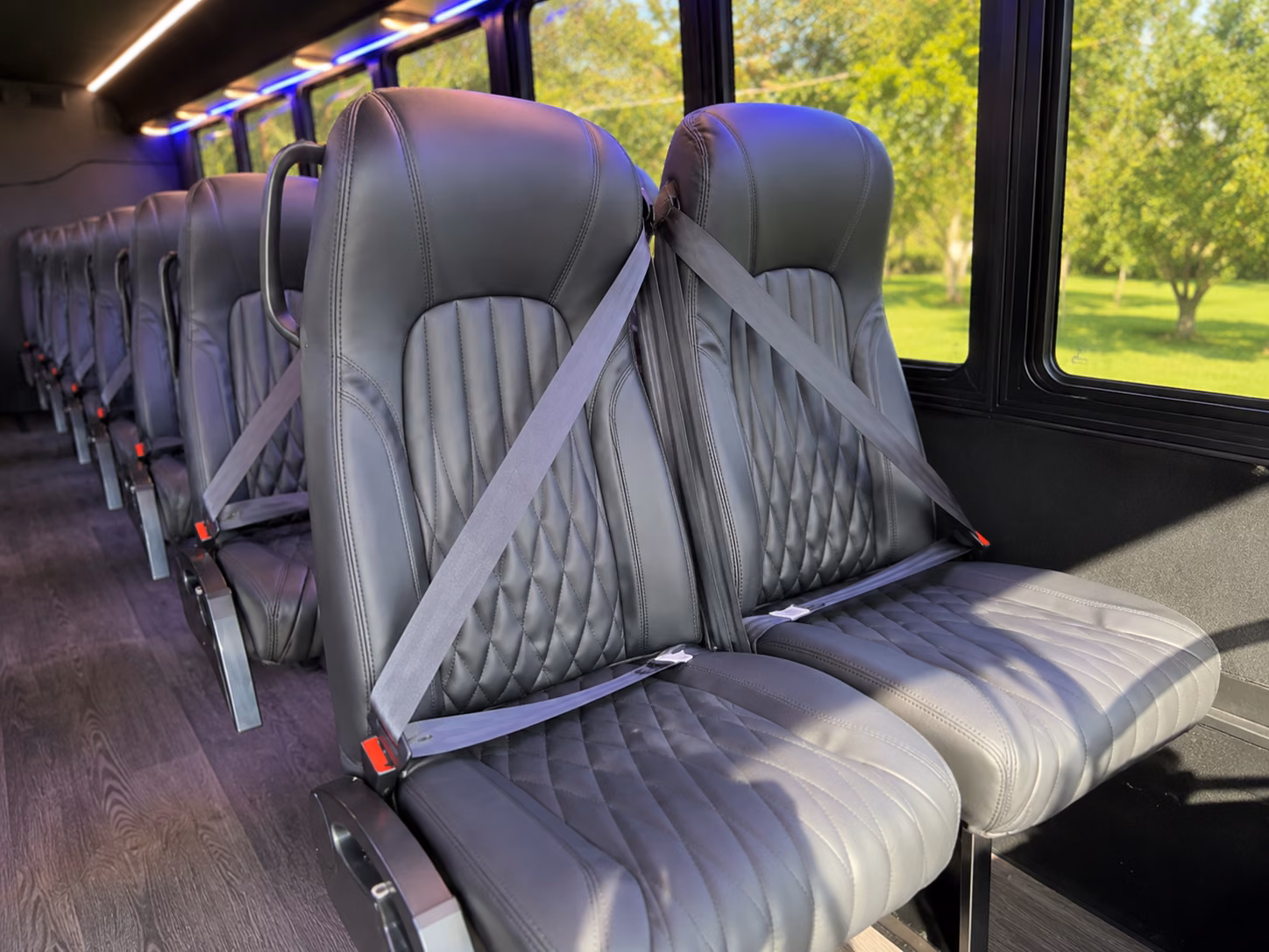 bus rentals for wedding guests arriving at seattle tacoma international airport