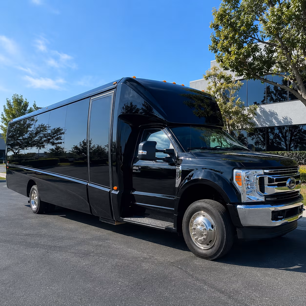 charter bus rentals for large bellevue prom and post prom groups